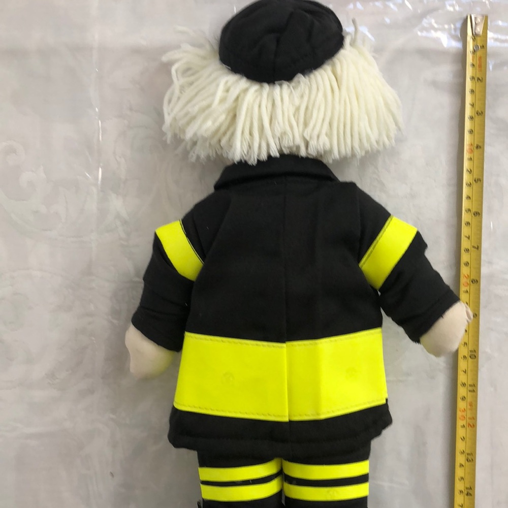 Firefighter Rag Doll Handmade - Picture 8 of 8